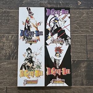 D.Gray-Man Set of 4 Paperback Books